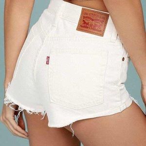 Vintage Levi’s White Cutoff Shorts